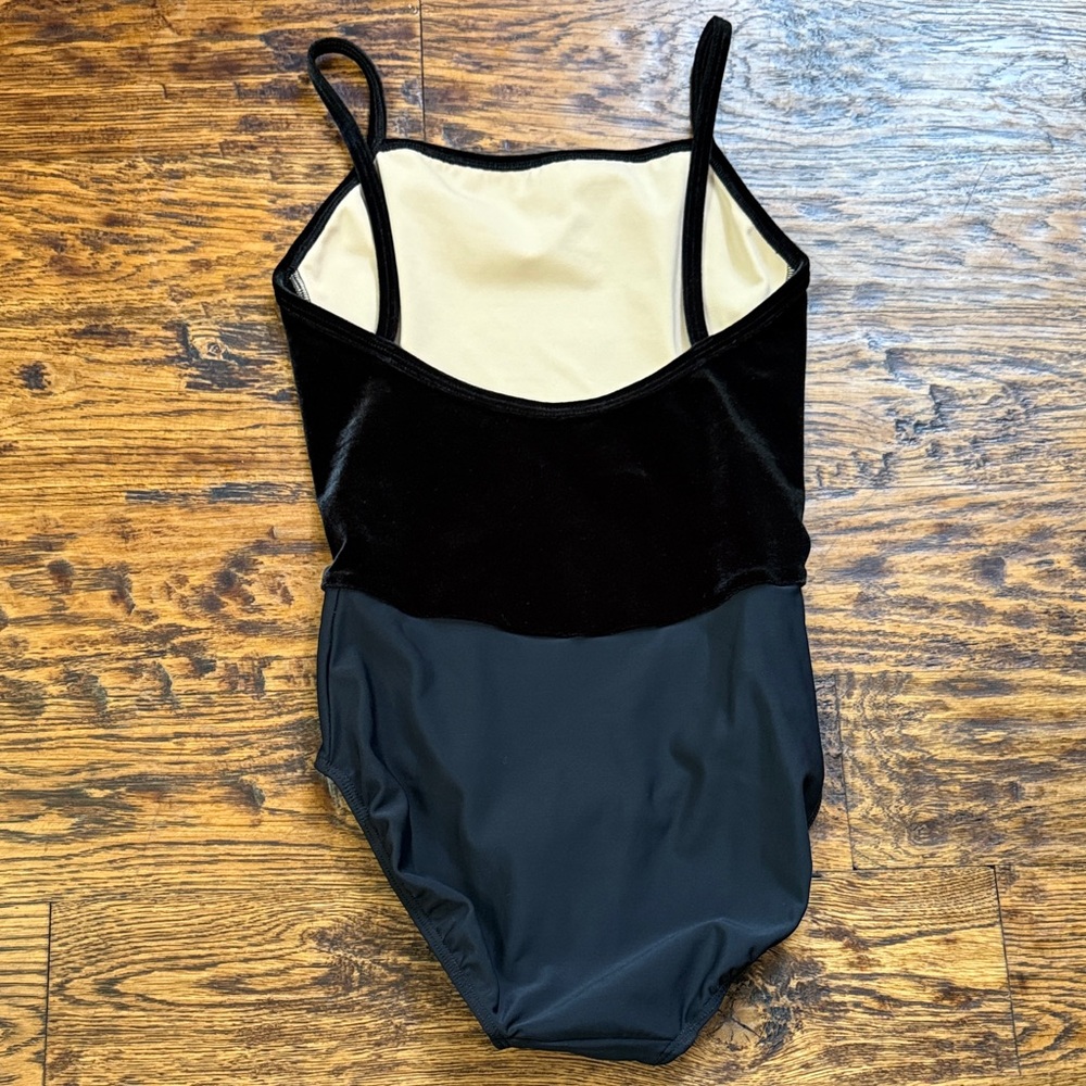 Eleve’ Black Alana Velvet Leotard - Picture 5 of 6